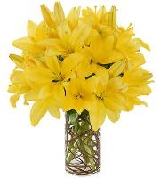 Yellow Lily Bouquet