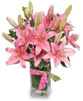 Pink Lily Bouquet