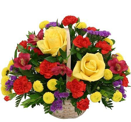 Mixed Flower Basket