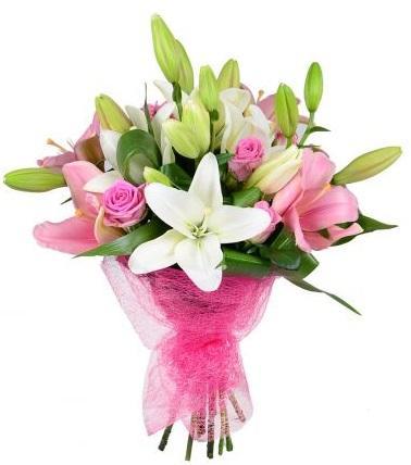 Rose and Lily Bouquet